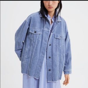 Zara Raw edge Corduroy Jacket